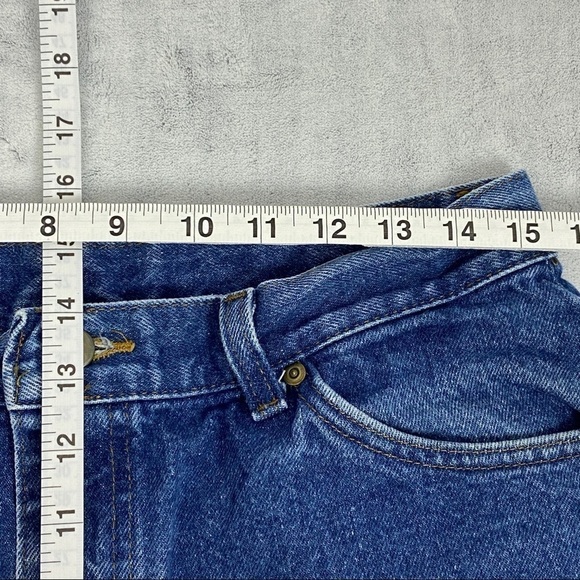 LL Bean Double L High Waisted Jeans Natural Fit Womens Sz 16 Regular - Picture 6 of 8